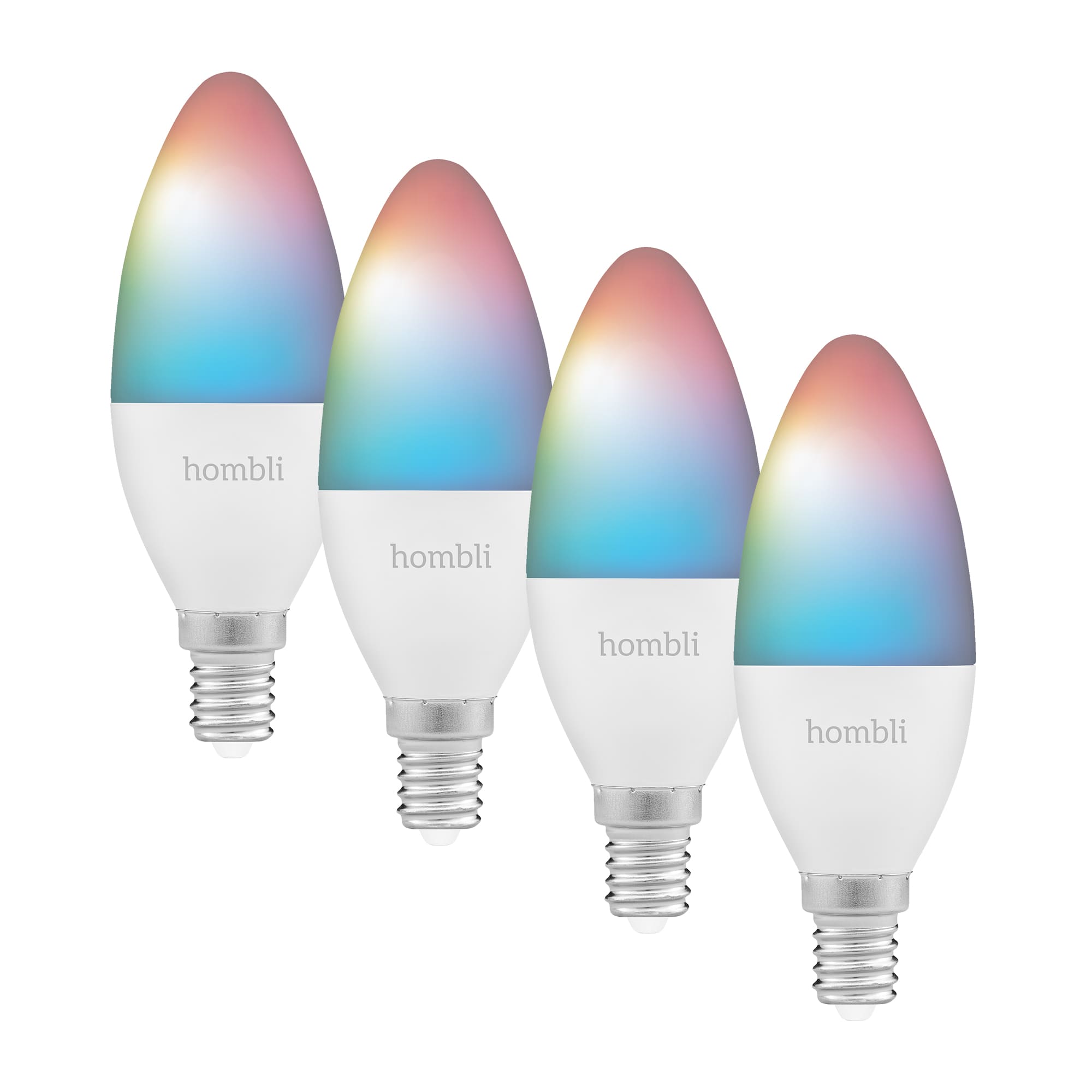 Hombli Slimme RGBW Lamp WiFi 4 pack kopen? | We ❤️ Smart! | ROBBshop