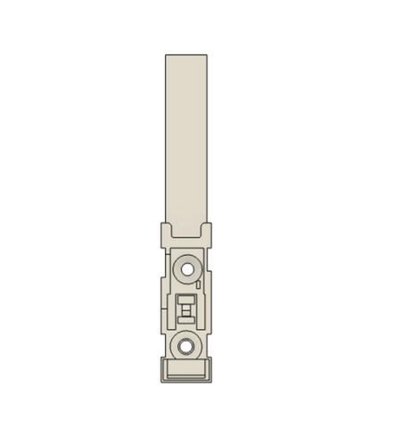 Ajax DoorProtect Riser 10mm Wit Ajax Doorprotect losse houder bovenzijde