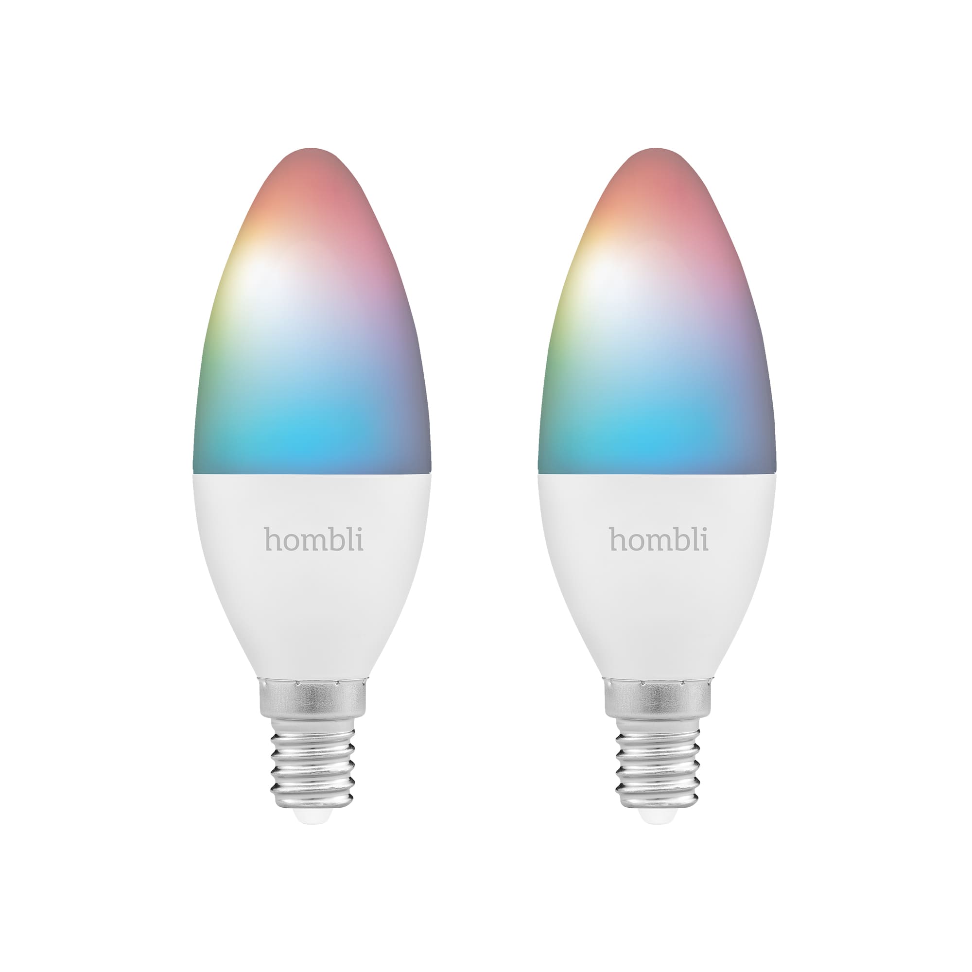 Hombli Slimme RGBW Lamp E14 WiFi 2 pack
