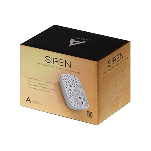 Aeotec Alarmsirene Stekker Z-Wave Plus
