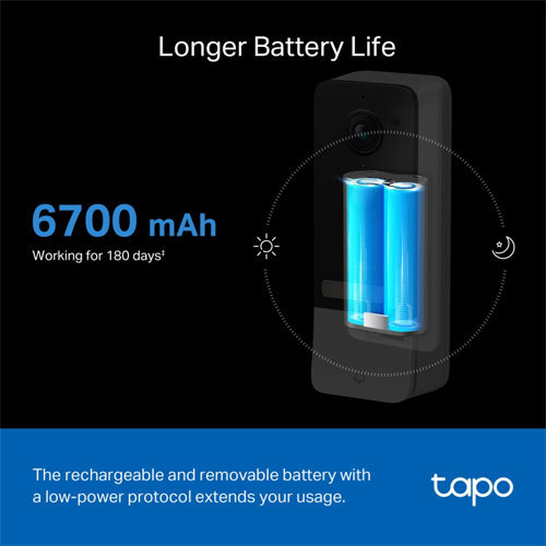 Tapo D230S1 deurbel lange batterij duur
