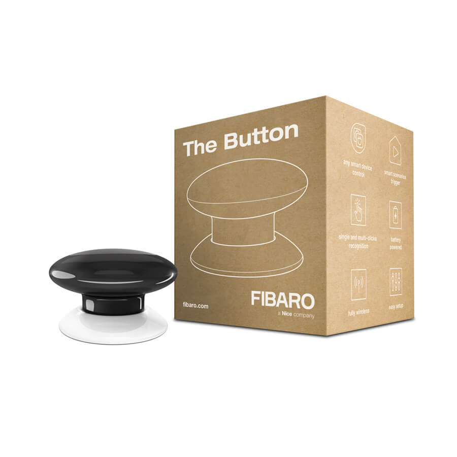 FIBARO Button zwart packaging