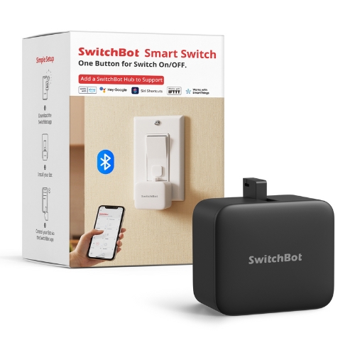 Switchbot Bot Slimme Schakelaar Aan/Uit Zwart Afbeelding