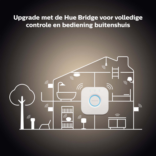 Philips Hue E27 Filament lamp Globe White XL
