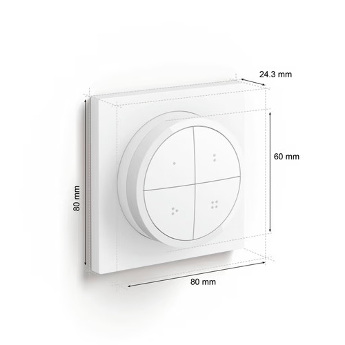 Hue tap dial afmetingen