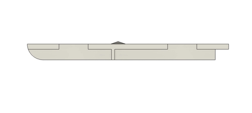 Ajax Losse Houder Voor Magneet Van DoorProtect Wit Ajax Doorprotect losse houder zijkant