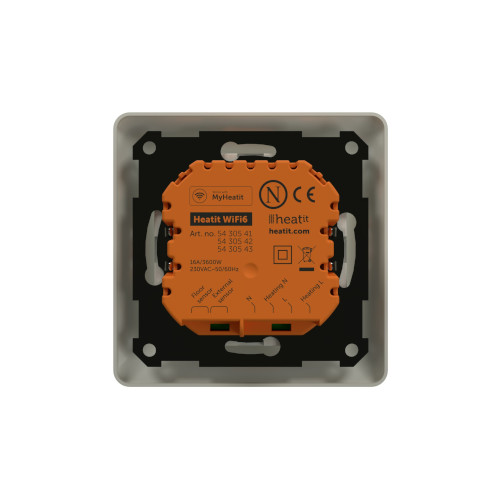 Heatit WiFi6 Thermostaat Wit RAL 9010