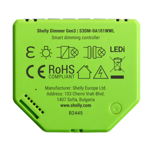Shelly Dimmer Gen3 WiFi & Bluetooth