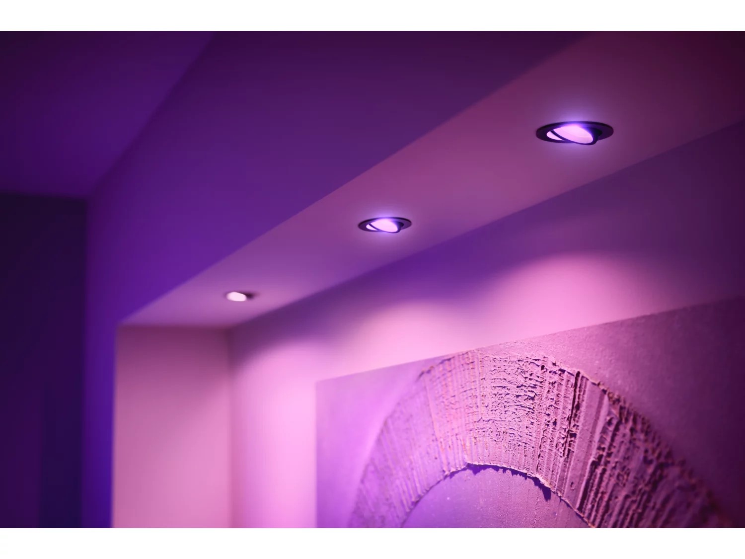 Philips Hue Centura Rond Inbouwspot Zwart 1x4.2W