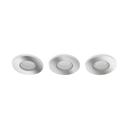 Philips Hue Xamento Badkamer Inbouwspot 3-Pack Chroom
