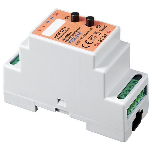 Eutonomy Dinrail behuizing Fgs-214 met pushbuttons