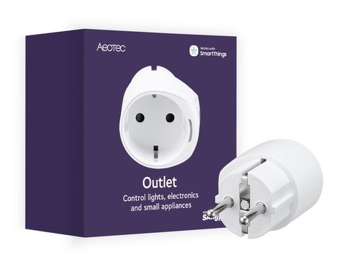 Aeotec SmartThings Outlet packaging