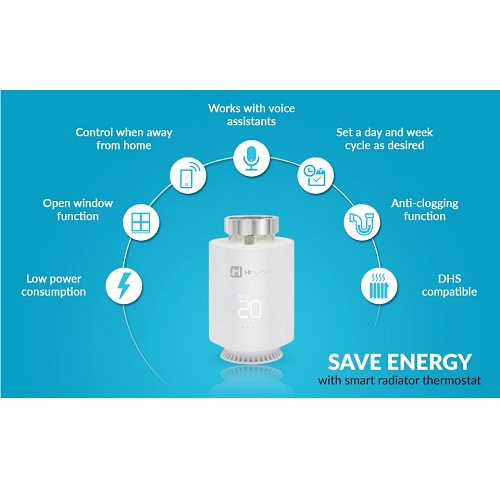 Hihome Smart Zigbee Radiator Thermostaat Starterpack
