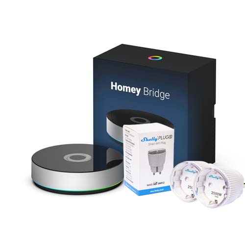 Athom Homey Bridge met Shelly Plug S