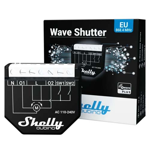 Shelly Qubino wave shutter
