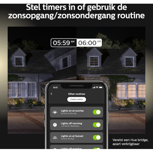 Philips Hue Tuar Sokkellamp White