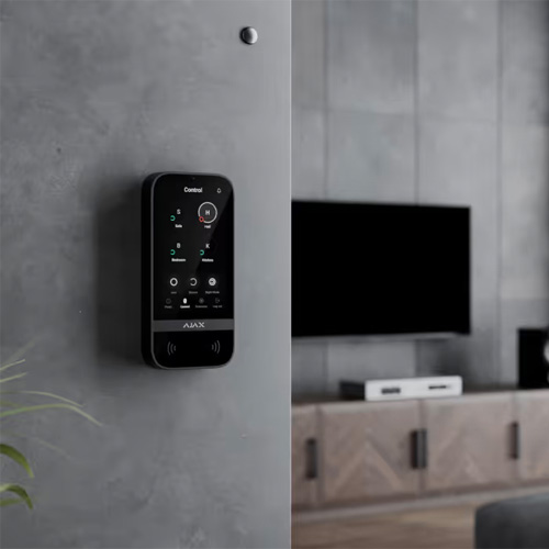 Ajax KeyPad TouchScreen Jeweller Zwart