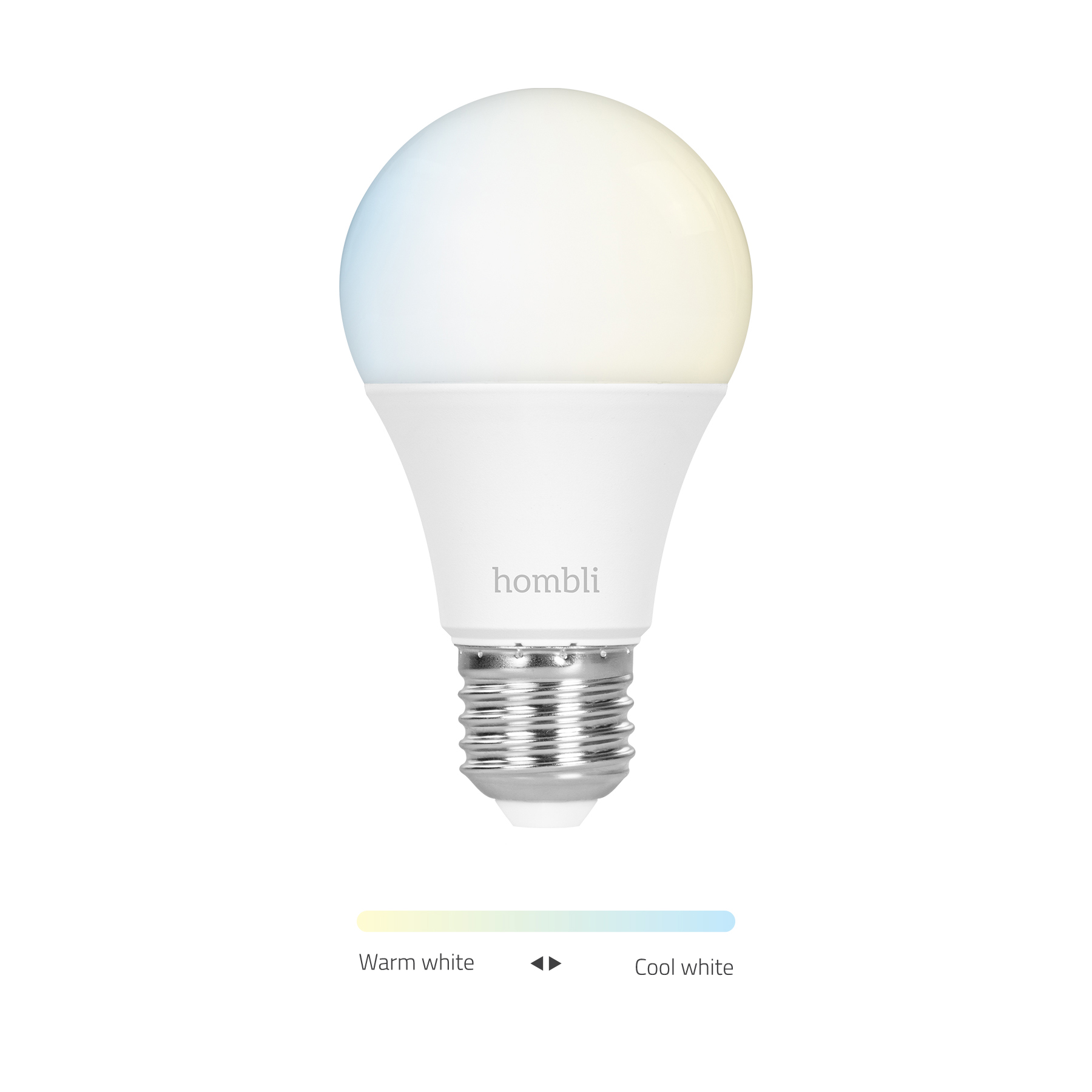 Hombli Slimme Lamp E27 9W WiFi 2 pack White Ambiance