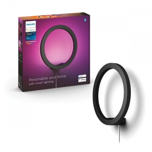 Philips Hue Sana Zwarte WandLamp White Color Ambiance Afbeelding