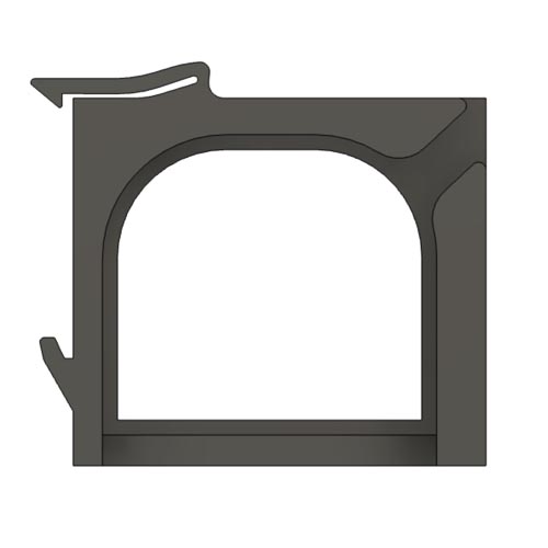 Aeotec Nanoshutter Dinrail Adapter