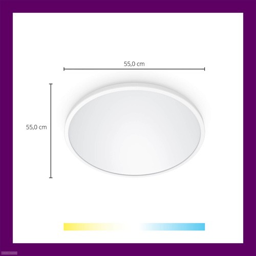 WiZ Plafondlamp Paneel White Ambiance Rond