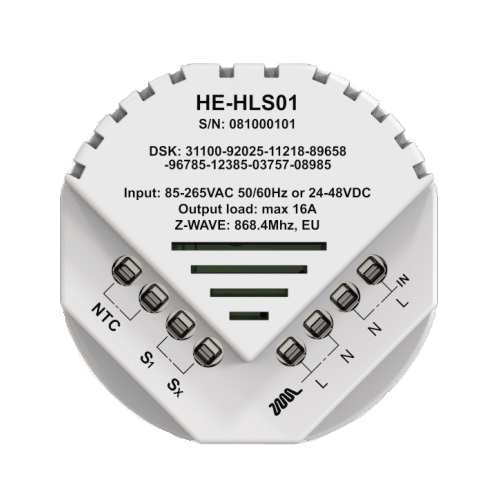 Heltun High load inbouw switch 3.600 watt Z-wave Plus met stroommeting