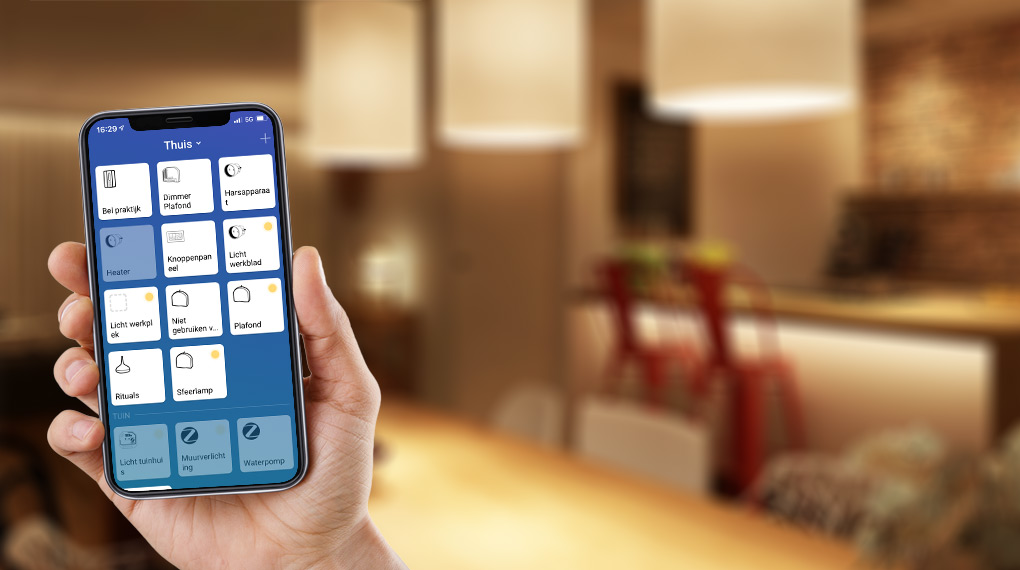 Slimme verlichting met een app