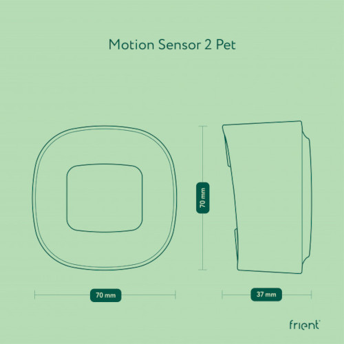 Frient Motion Sensor 2 Pet Zigbee Frient Motion Sensor 2 Pet Zigbee