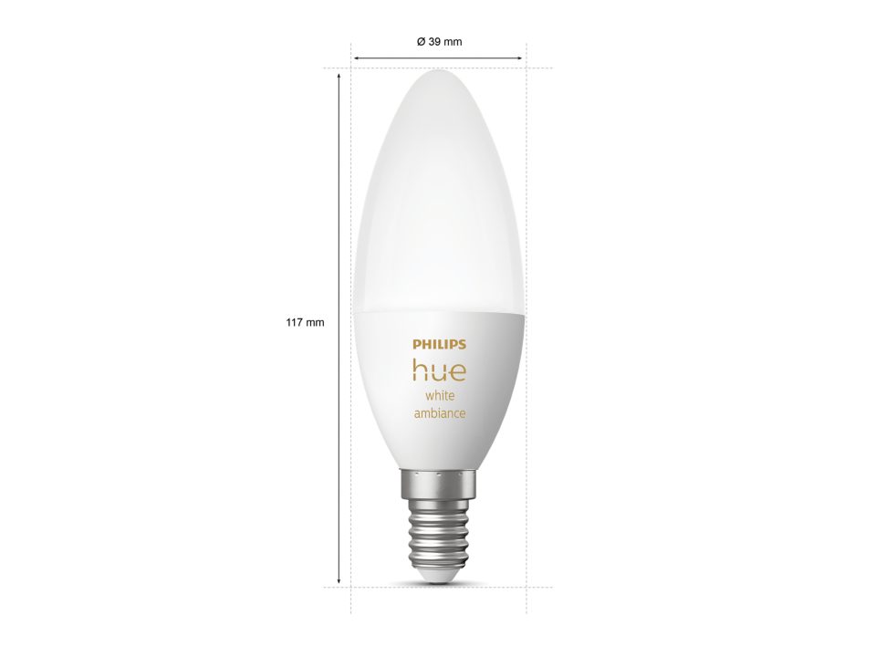 Philips Hue E14 Candle White Ambiaxnce