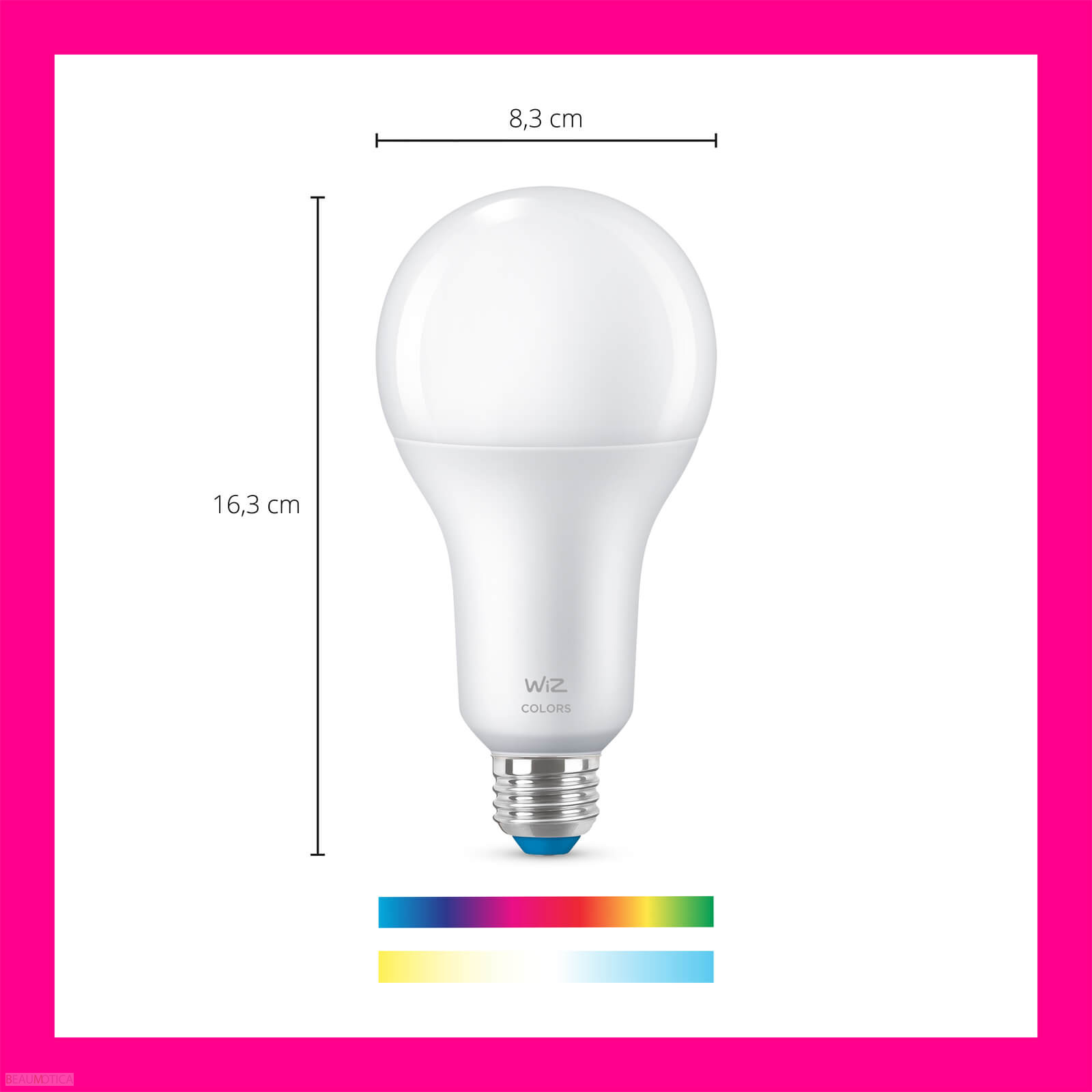 WiZ A80/E27 Lamp Tunable White and Color