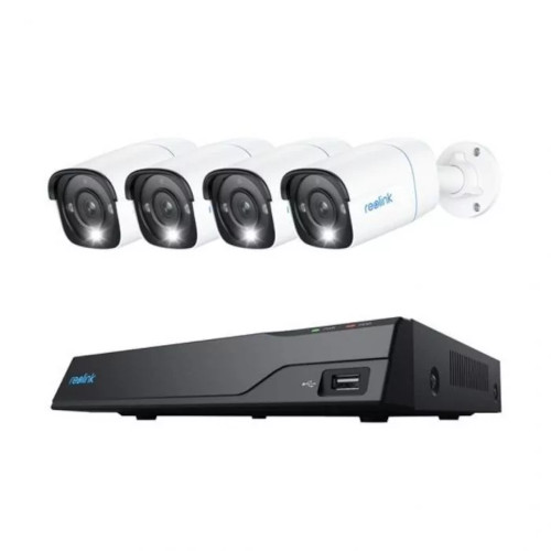 Reolink NVS8 + 4x 8MP Bullet PoE Camera