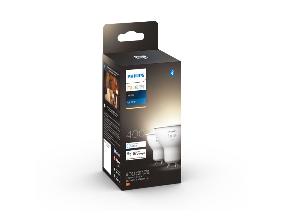 Philips Hue GU10 White packaging