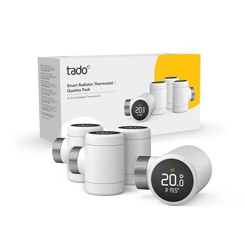 Tado Slimme Radiatorknop X Quattro Pack