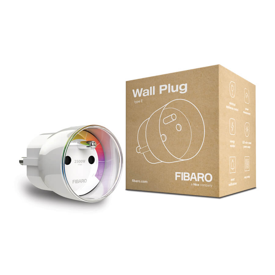 FIBARO Wall Plug Aardepin Z-Wave Plus 2500W