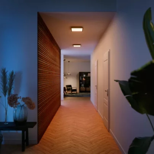 Philips Hue Aurelle 30x30 White Ambiance Ledpaneel Vierkant Zwart