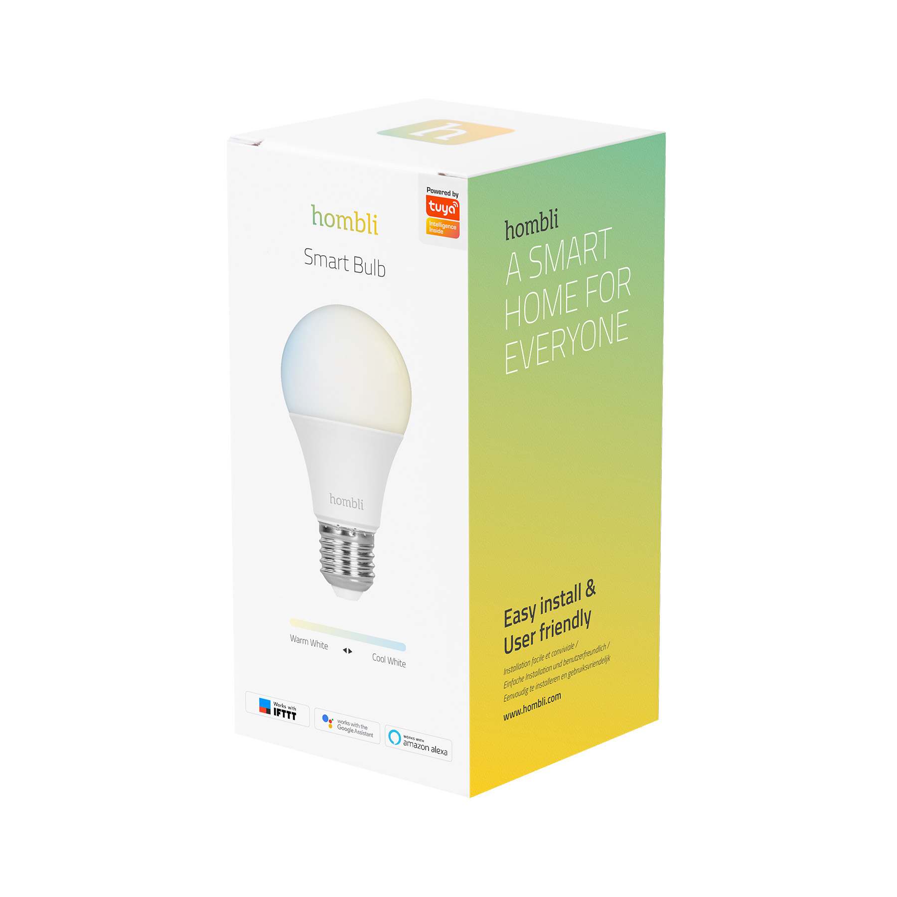 Hombli Slimme Lamp E27 9W WiFi packshot