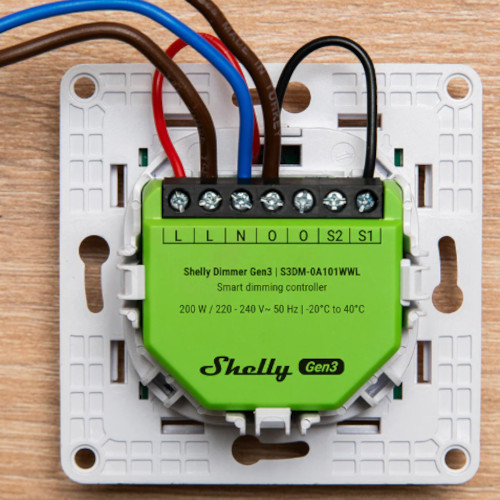 Shelly Dimmer Gen3 WiFi & Bluetooth