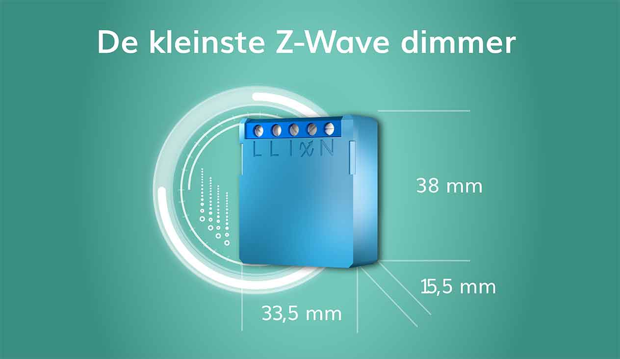 Qubino Mini Dimmer Inbouw 200W Z-wave Plus