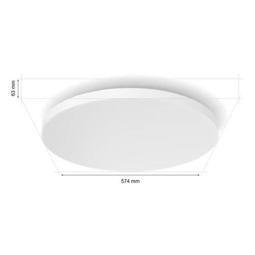 Philips Hue Datura Plafondlamp Round Large 2-Pack