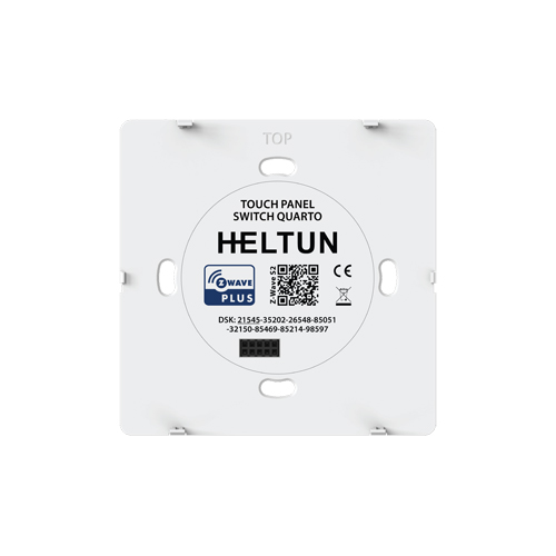 Heltun 5-Voudige Touchschakelaar Z-Wave Plus Zilver