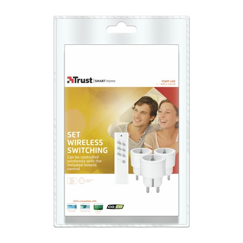 KlikAanKlikUit Slimme Stekker Set 433mhz 2300W 3x