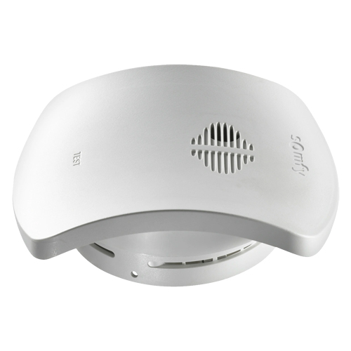 Somfy connected smoke sensor 3660849505301 bovenkant perspectief