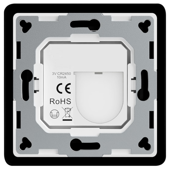 ROBB SMARRT Draadloze Schakelaar 8knops zwart Zigbee