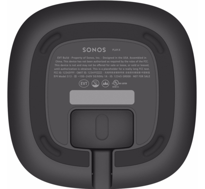 Sonos one zwart sfeerfoto