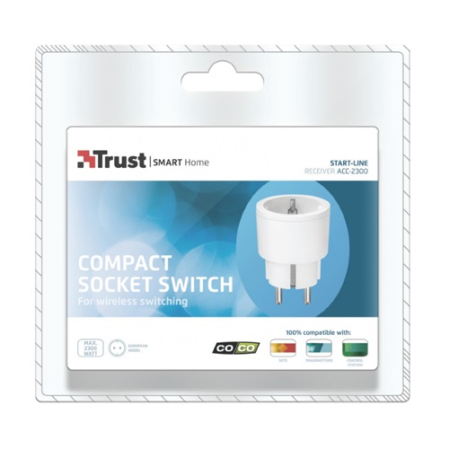 KlikAanKlikUit Slimme Stekker 433mhz 2300W Compact