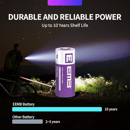 EEMB Cr123a Batterij 5 Stuks