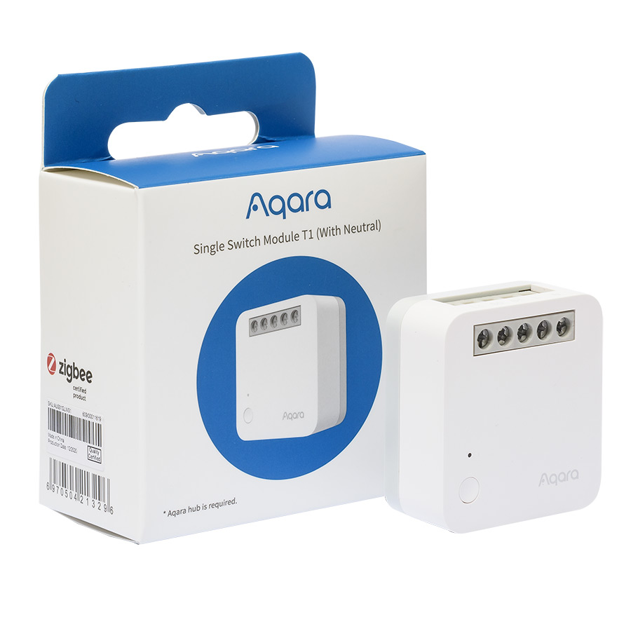 Aqara Single Switch module 3-draads Zigbee