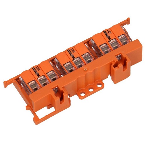 Wago bevestigingsadapter voor flex lasklemmen 1-pack
