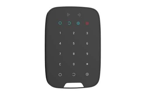 Ajax Keypad Plus Zwart voorkant