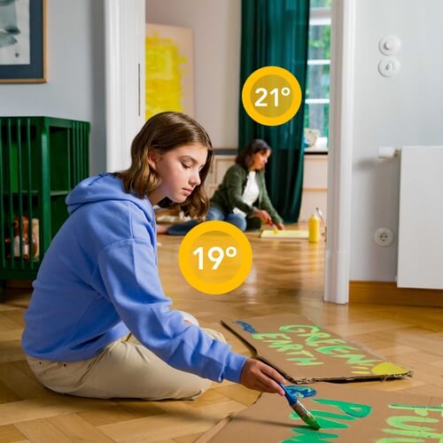 Tado Add On Smart radiator thermostaat 3-pack sfeer